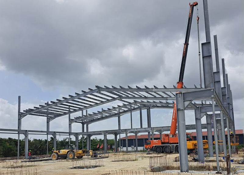projet de construction metallique COMPTOIR DE LA GUADELOUPE