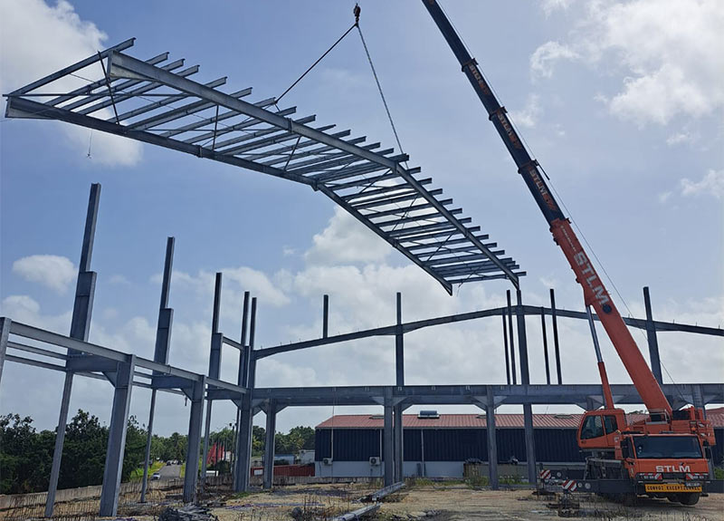 projet de construction metallique COMPTOIR DE LA GUADELOUPE
